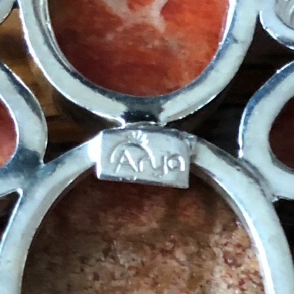 $92 Estate Sterling Silver Made in India marked ARYO - Picture 7 of 7